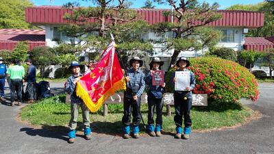 第1位となった女子1部の選手