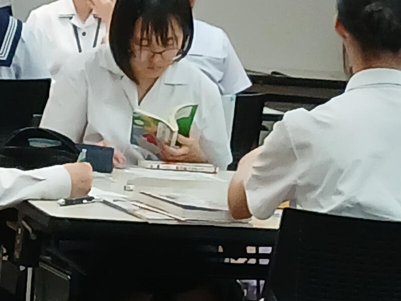 俳句部門　短時間での作句中